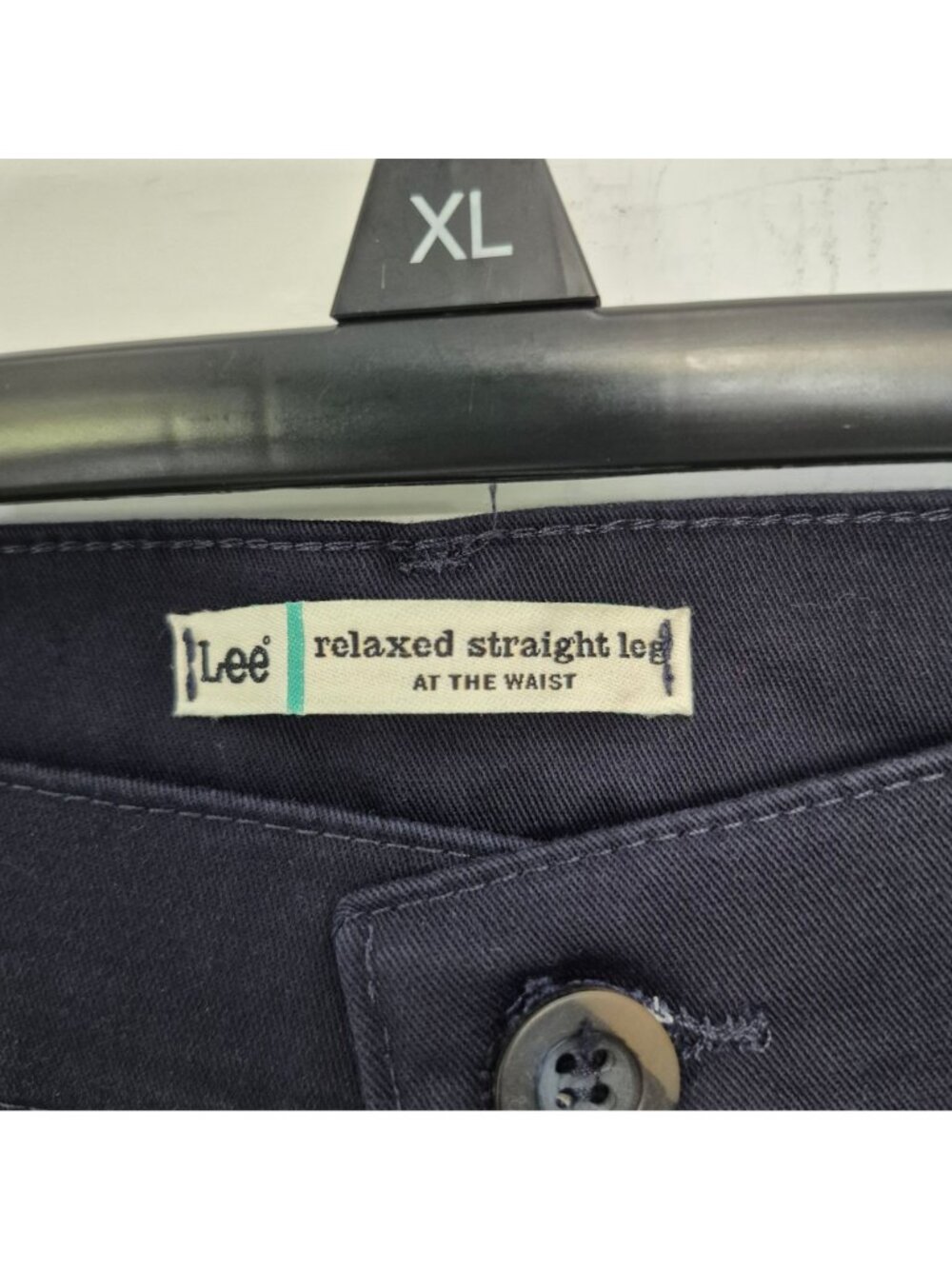 Lee Women's Navy Relaxed Straight Leg Pants Size 22 NWT - Picture 4 of 10